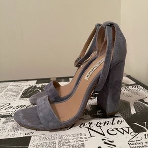 Blue Suede Steve Madden Carson Heel